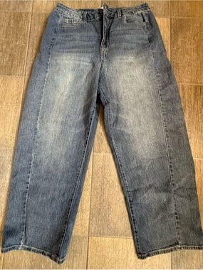 Angels Evervintage Women’s Barrell Blue Relaxed Jeans